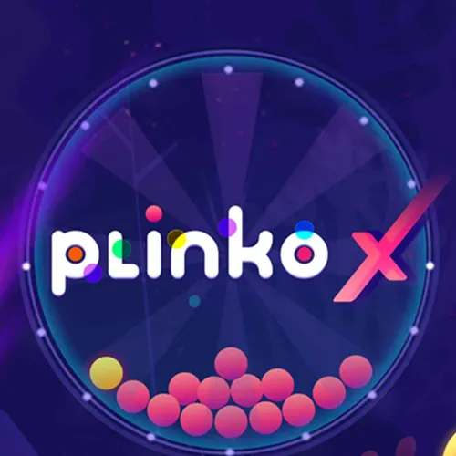 Plinko x logotipo do jogo.