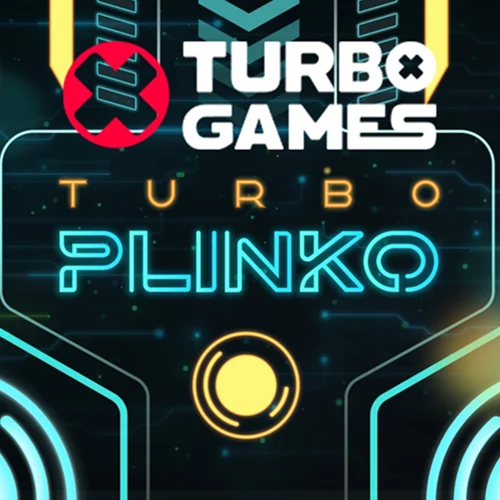 Turbo plinko logotipo do jogo.